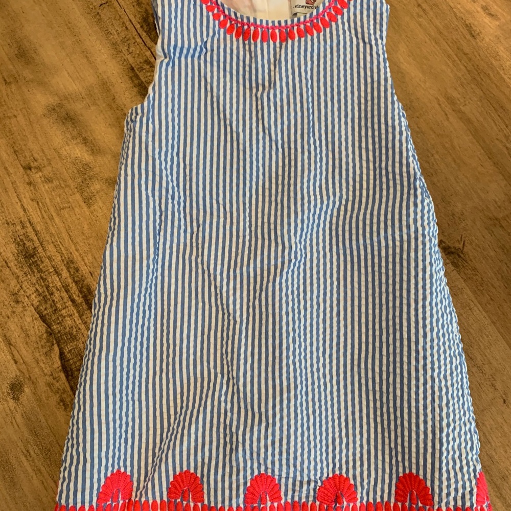 Vineyard Vines seersucker dress